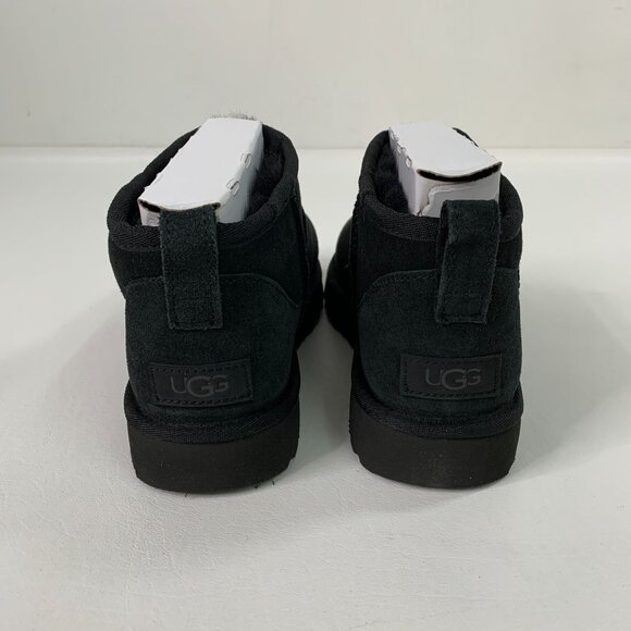 UGG Women's Shoe 8 Classic Ultra Mini Boot 1116109 Black Size 8 - Picture 7 of 12